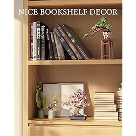 ROBOTIME Sakura Bonsai 3D Puzzles Wooden Artificial Cherry Blossom Tree DIY Model Building Kit for Home Decoration and Office Art Creative Gifts