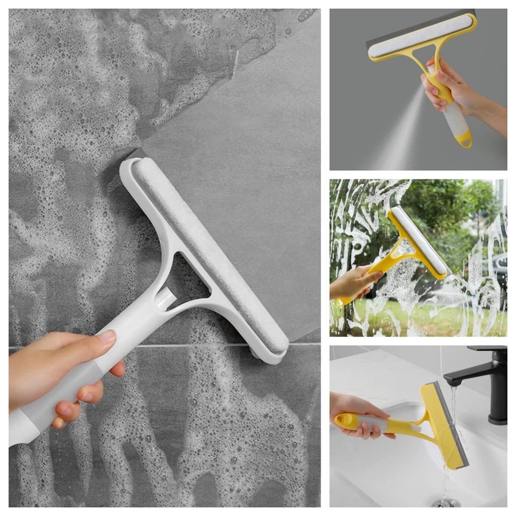 Limpiador De Vidrios, Toallita For Mampara Ducha, Raspador Baño Limpio, Utensilios Limpieza El Hogar(1-Pack)