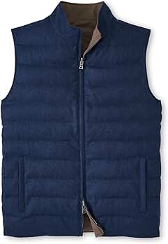 PETER MILLAR リバーシブル フリースベスト L 高級ウェア PETER MILLAR Whistler Reversible Insulated Vest, Atlantic Blue