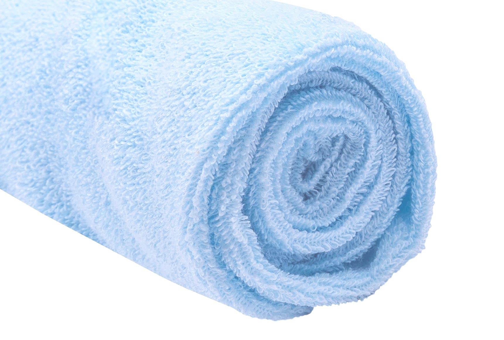 Set di 3 fodere per fasciatoio in cotone 50x70 / 55x75 / 50x80 cm – Azzurro