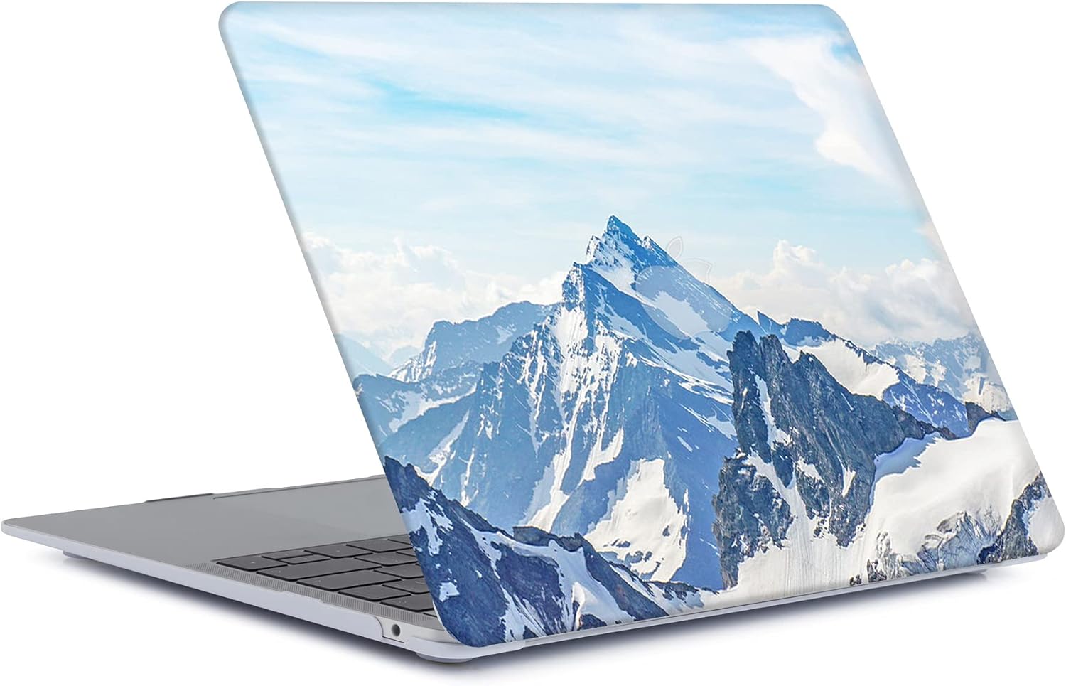 Laptop Case Compatible with New MacBook Air 13.6 inch Case 2022 M2 Chip Model A2681, 3D Color Printing Matte Plastic Hard Shell Case Cover - Mountains