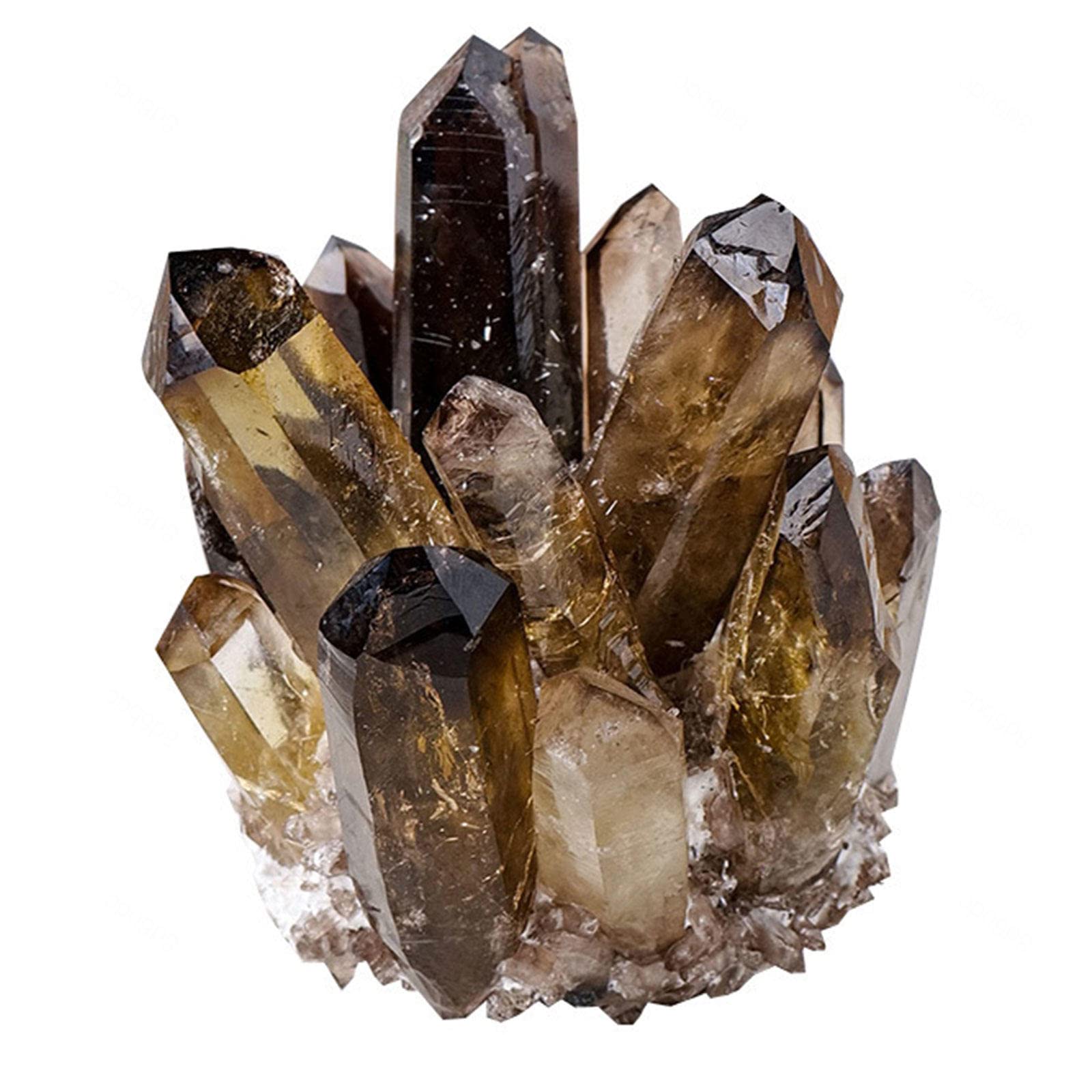 Cristal de quartz fumé naturel brut de 300g à 400g pour collection lithothérapie