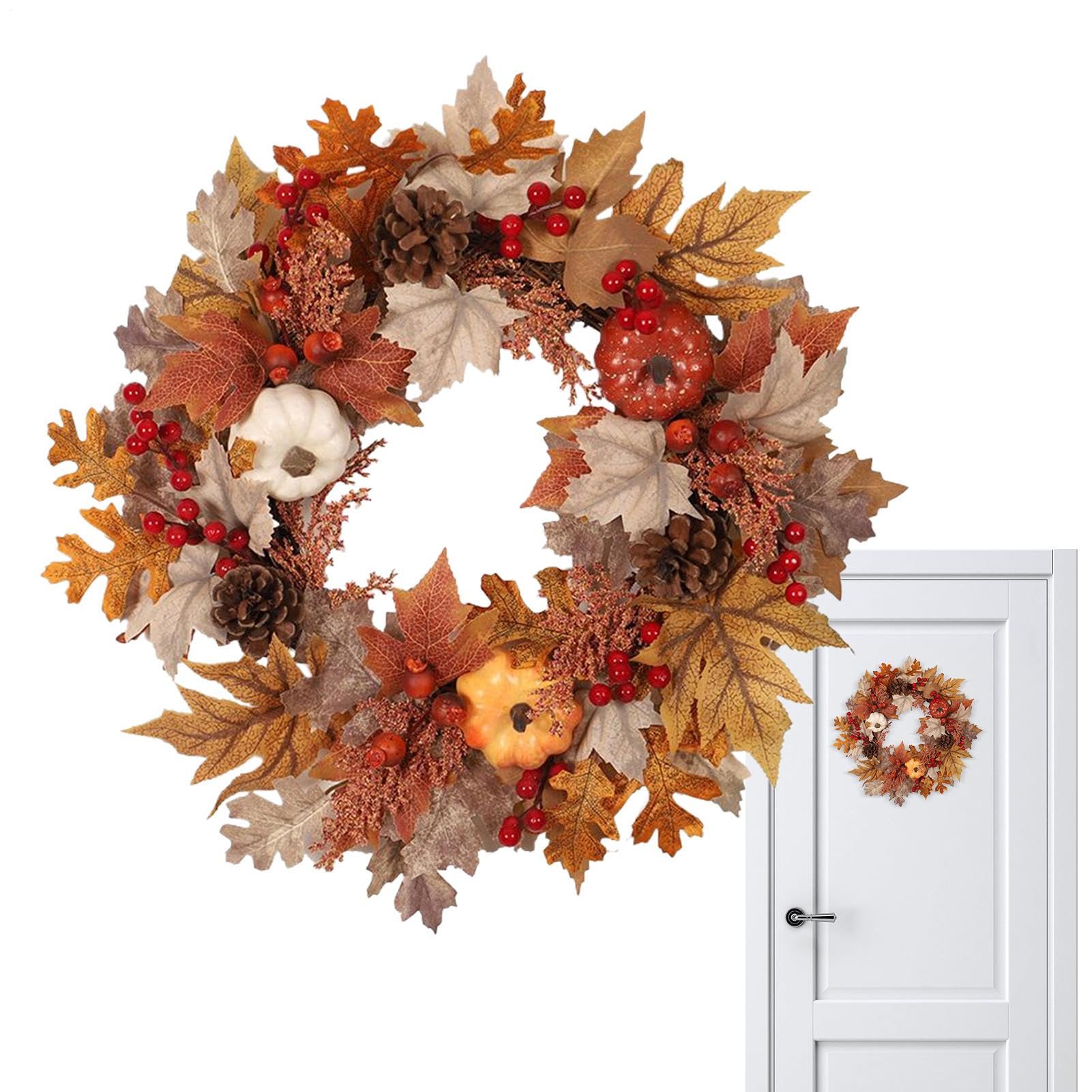 Herbstkranz Türkranz Für Thanksgiving