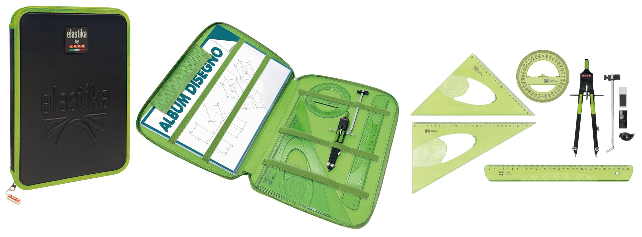 ASTUCCIO KIT PER DISEGNO Tecniko ELASTIKA ARDA