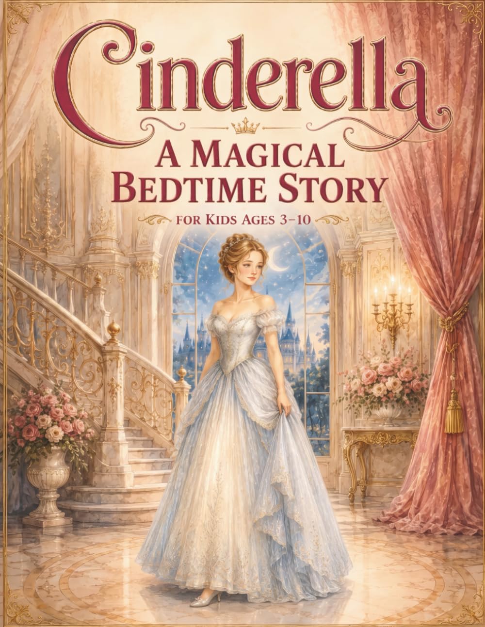 Cinderella: A Magical Bedtime Story for Kids Ages 3–10: A Beautifully Illustrated Retelling of the Classic Cinderella Fairy Tale