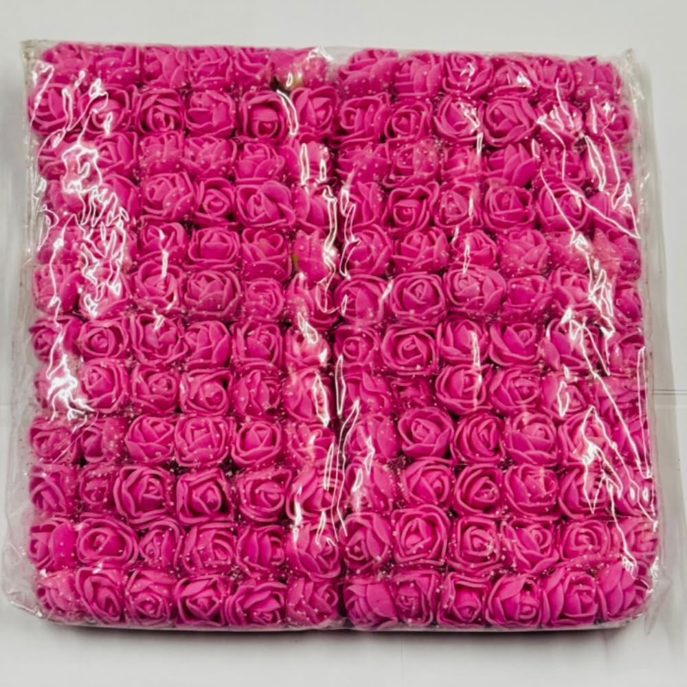 creative balloons Foam Roses With Stem 216 Pink Roses Artificial Flowers Artificial Roses Fake Flowers Wedding Flowers Decorations DIY Bridal Bouquets Foam Flower Wreath