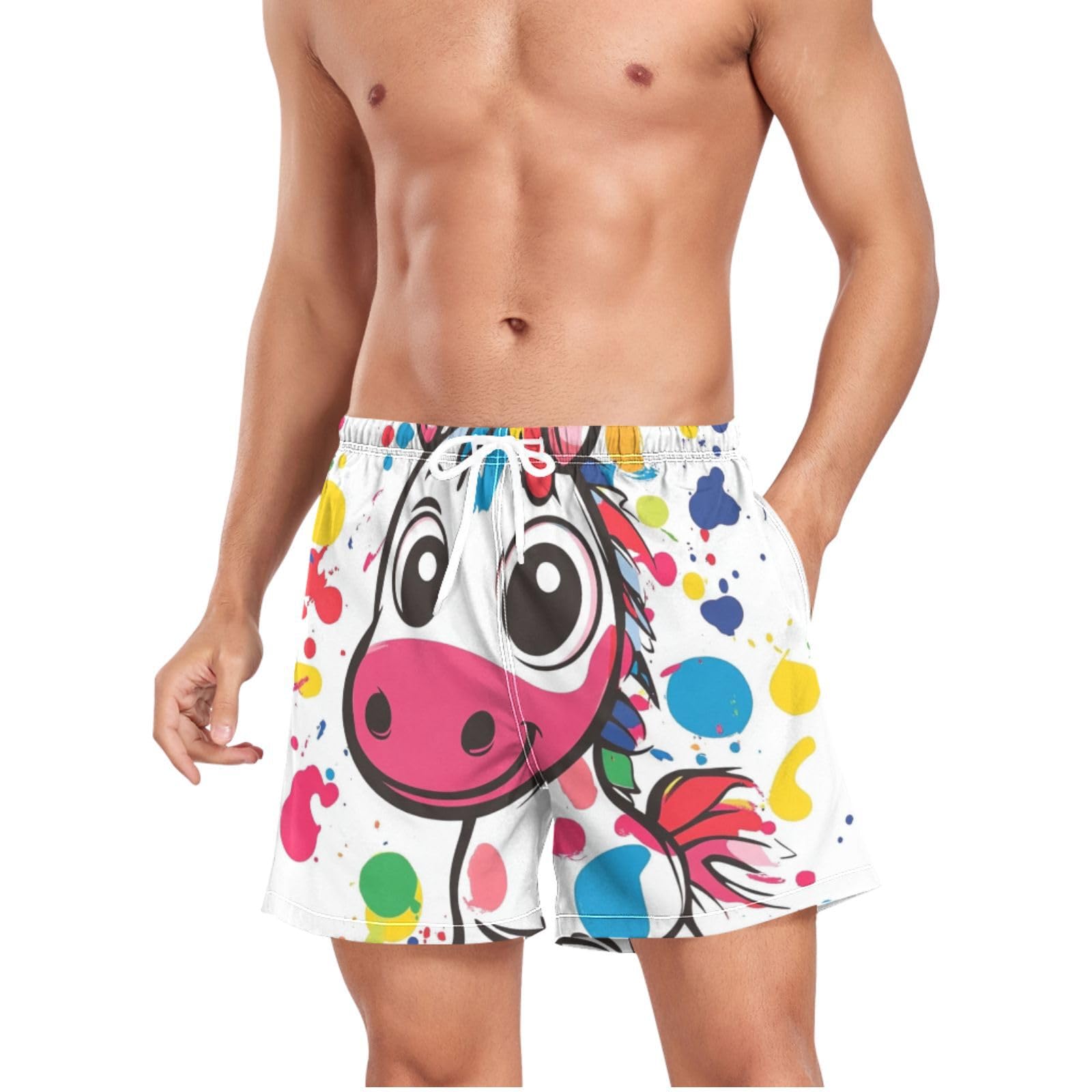 Traje de baño para hombre deportivo evita rozaduras shorts con secado rápido 8
