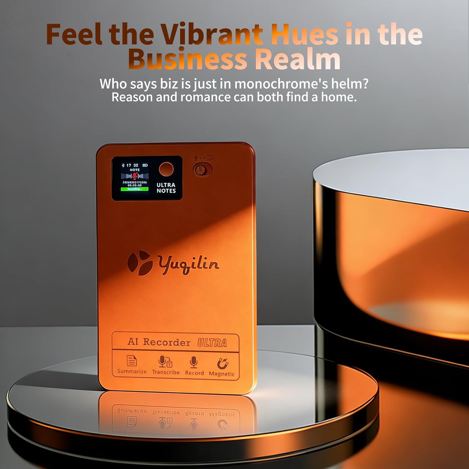 Ai Note Taker, Ai Voice Recorder Pocket Ai Note Taking Device Voice to Text Recorder Ai Recorder Notetaker 152 Languages 64gb Transcribe, Summarize & Text Translation One-Step Magnetic Attachment