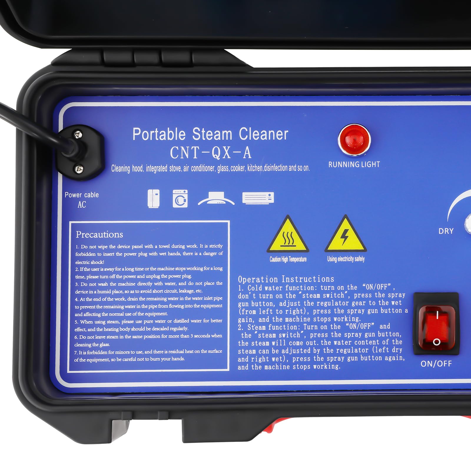 Hochtemperatur Reinigungsmaschine Auto Dampfreiniger Steam Cleaner Tragbar Kfz Haushalt Hochdruck GeräT Handdampfreiniger Haushaltsreiniger Tragbarer Reiniger für Reinigen von Möbeln Autopflege usw