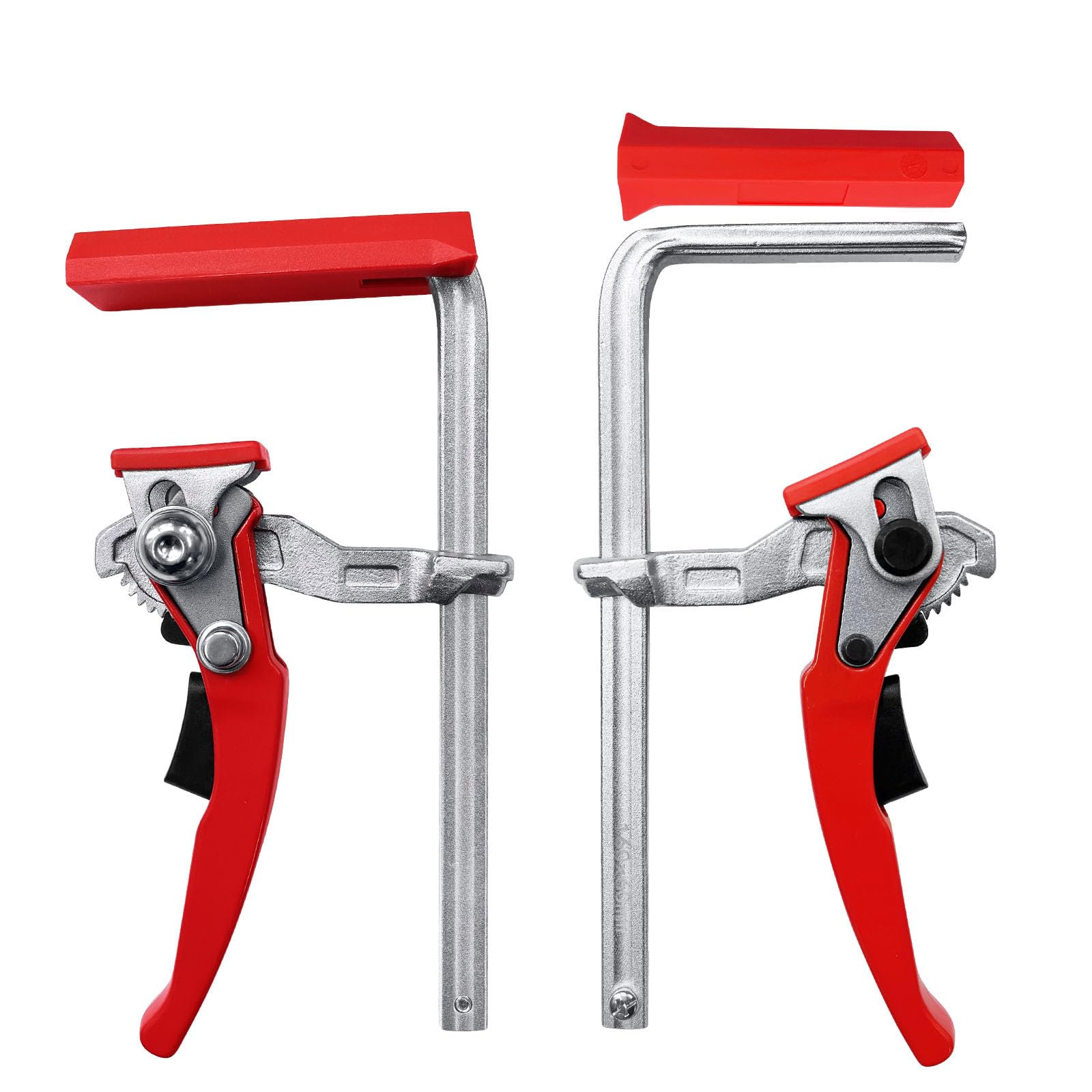 2 Serre-joints De Table En Acier Avec Poignée à Levier, Capacité De 160 Mm Profondeur De 60 Mm Degagement Rapide Pour Poncage Et Decoupe 97362054 2 Serre-joints De Table En Acier Avec Poignée à Levier, Capacité De 160 Mm Profondeur De 60 Mm Degagement Rapide Pour Poncage Et Decoupe 97362054