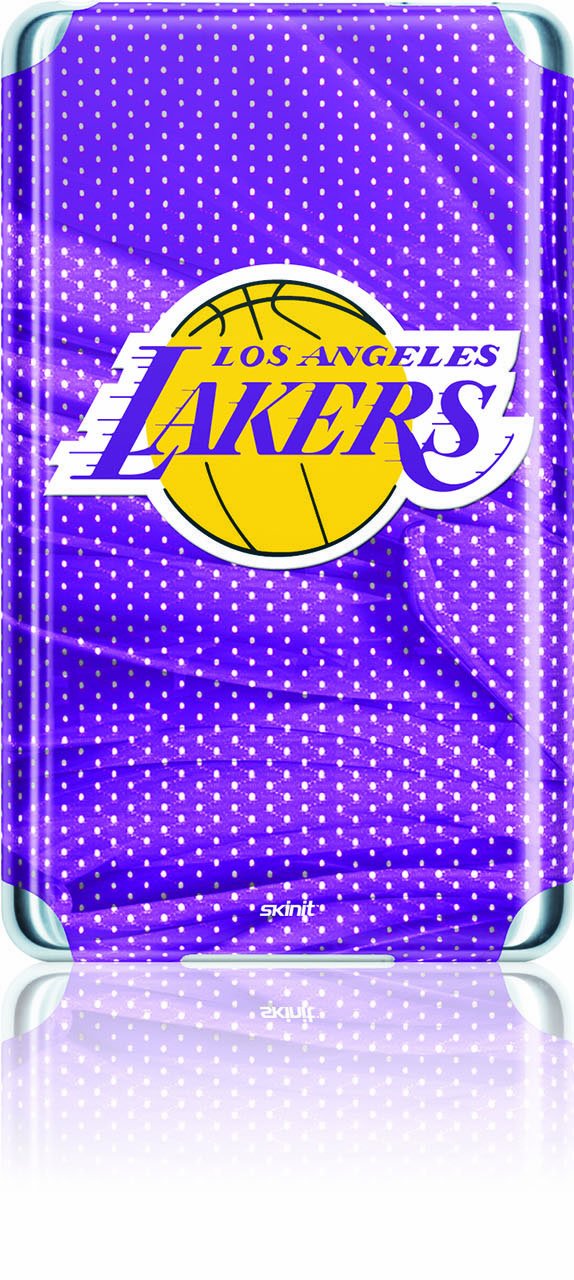 Skinit Decal MP3 Player Skin Compatible with iPod Classic (6th Gen) 80GB - Officially Licensed NBA Los Angeles Lakers Home Jersey Design