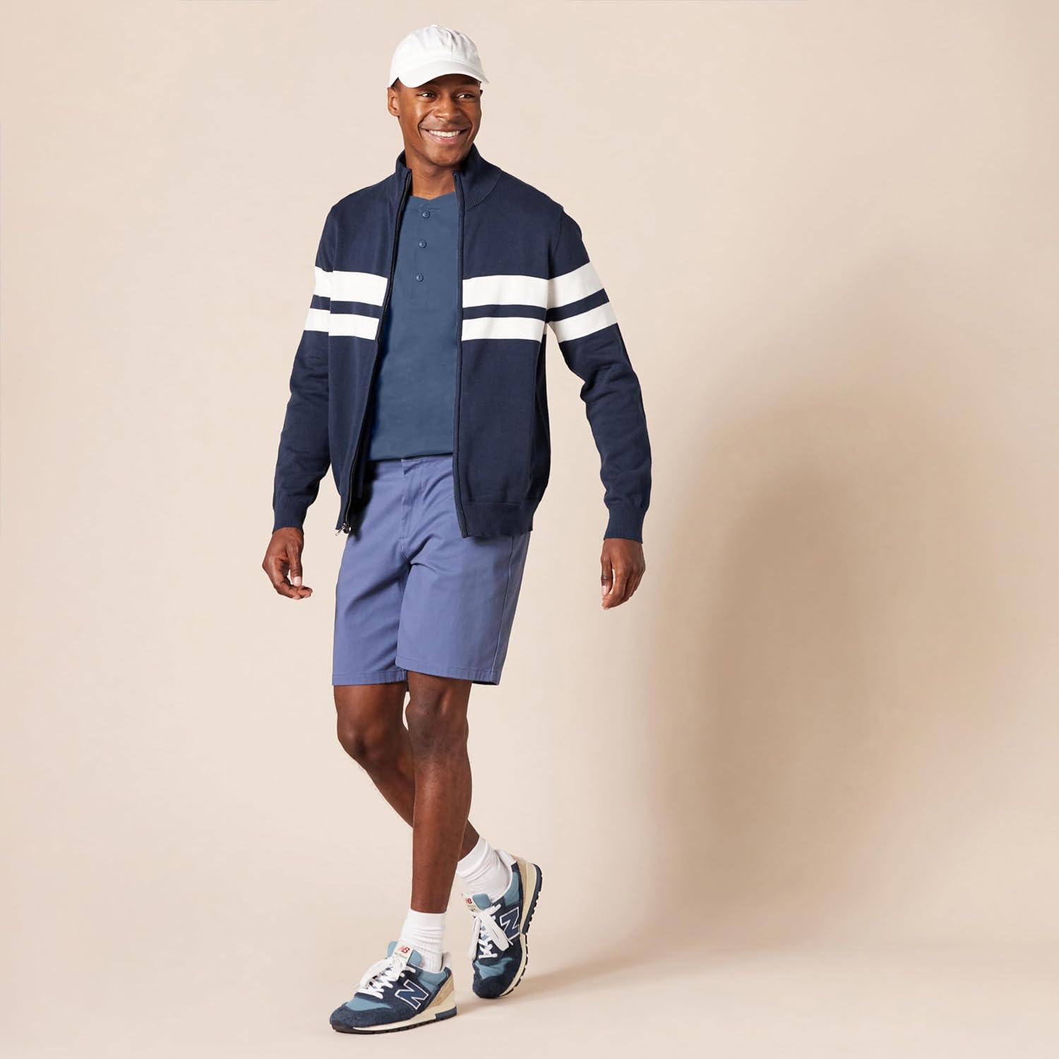 Amazon Essentials Men's Slim-Fit Short-Sleeve Cotton Henley T-Shirt, Pack of 2 - Image 5