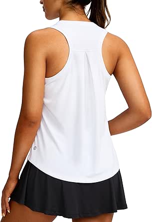 FOREYOND Plus Size Tank Tops Damen - Loose Fit Yoga Shirts Für Sport & Sommer