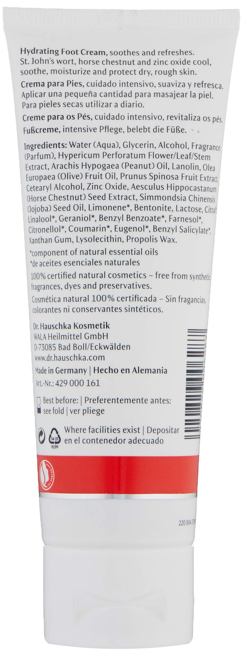 Dr. Hauschka Fitness Foot Cream 75ml, multicoloured, 75 ml (Pack of 1) - Image 2