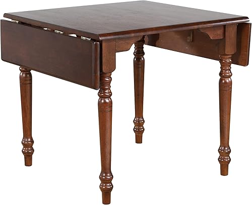 Miniatura 5 de Sunset Trading Andrews - Juego de 3 sillas Napoleón rectangulares expandibles de 48 pulgadas | Asientos 2,4 juegos de mesa de comedor, 3 tamaños