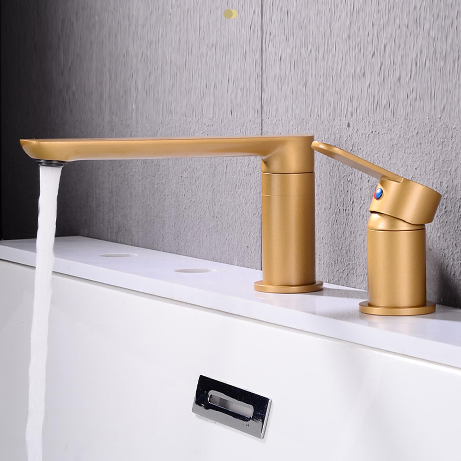 Mitigeur de lavabo 2 trous noir pour transformer le style de votre salle de bain