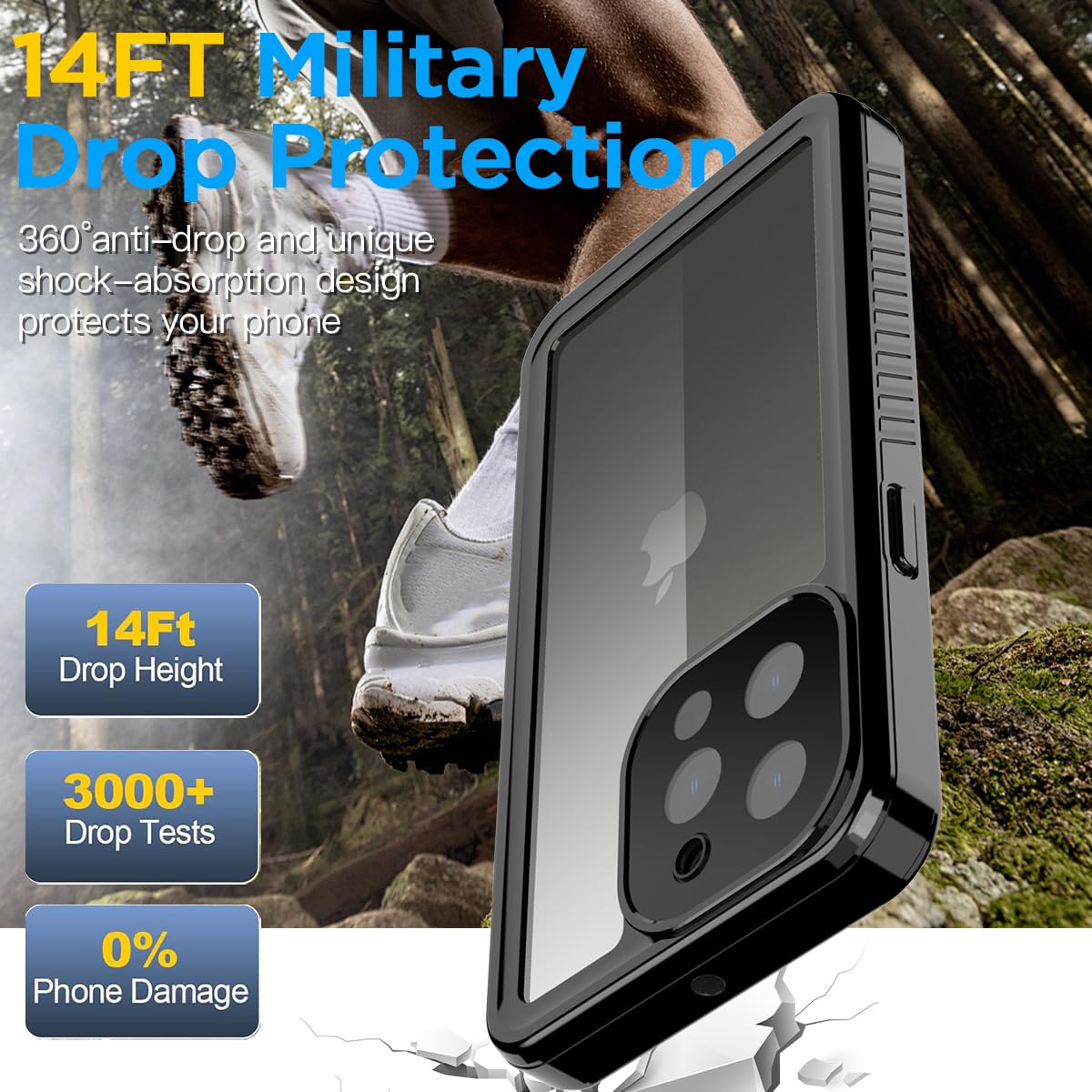 Amazon.com: AICase Waterproof Case for iPhone 13 Pro(6.1