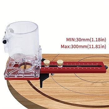 Amazon | Prasku 高性能木工用ルーターガイドセット, 赤