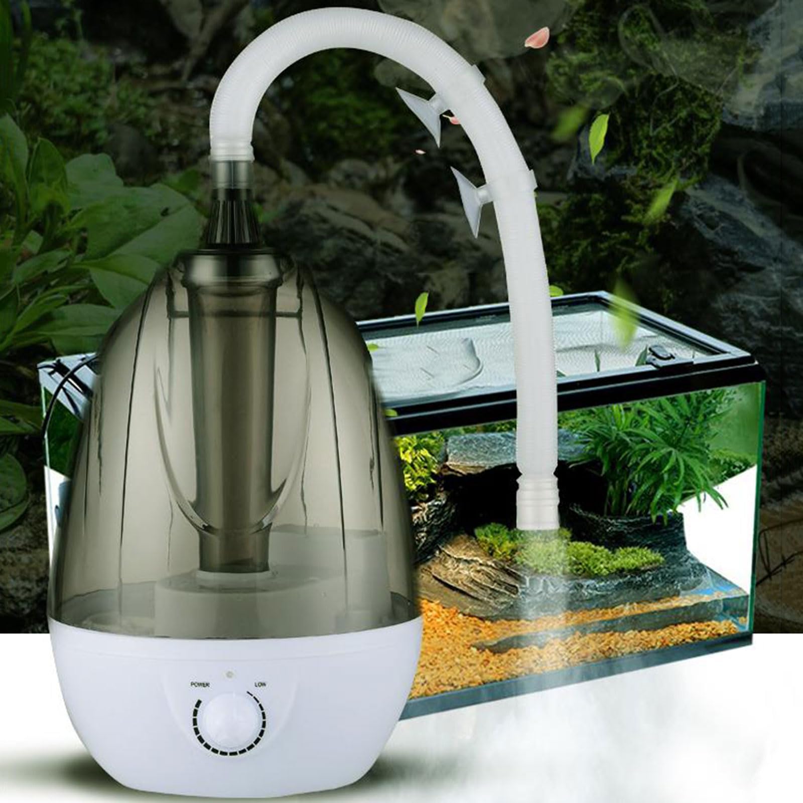 Nebelmaschine Mister Terrarien Luftbefeuchter Nebel Reptilien und Amphibien Hygrometer Reptilien Luftbefeuchter Nebelmaschine Mister