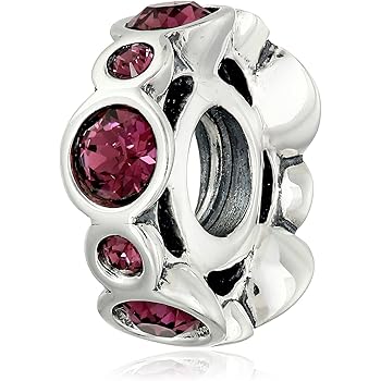 Download Amazon.com: Chamilia "Birthstone Jewels" Sterling Silver and Swarovski Crystal February Bead ...