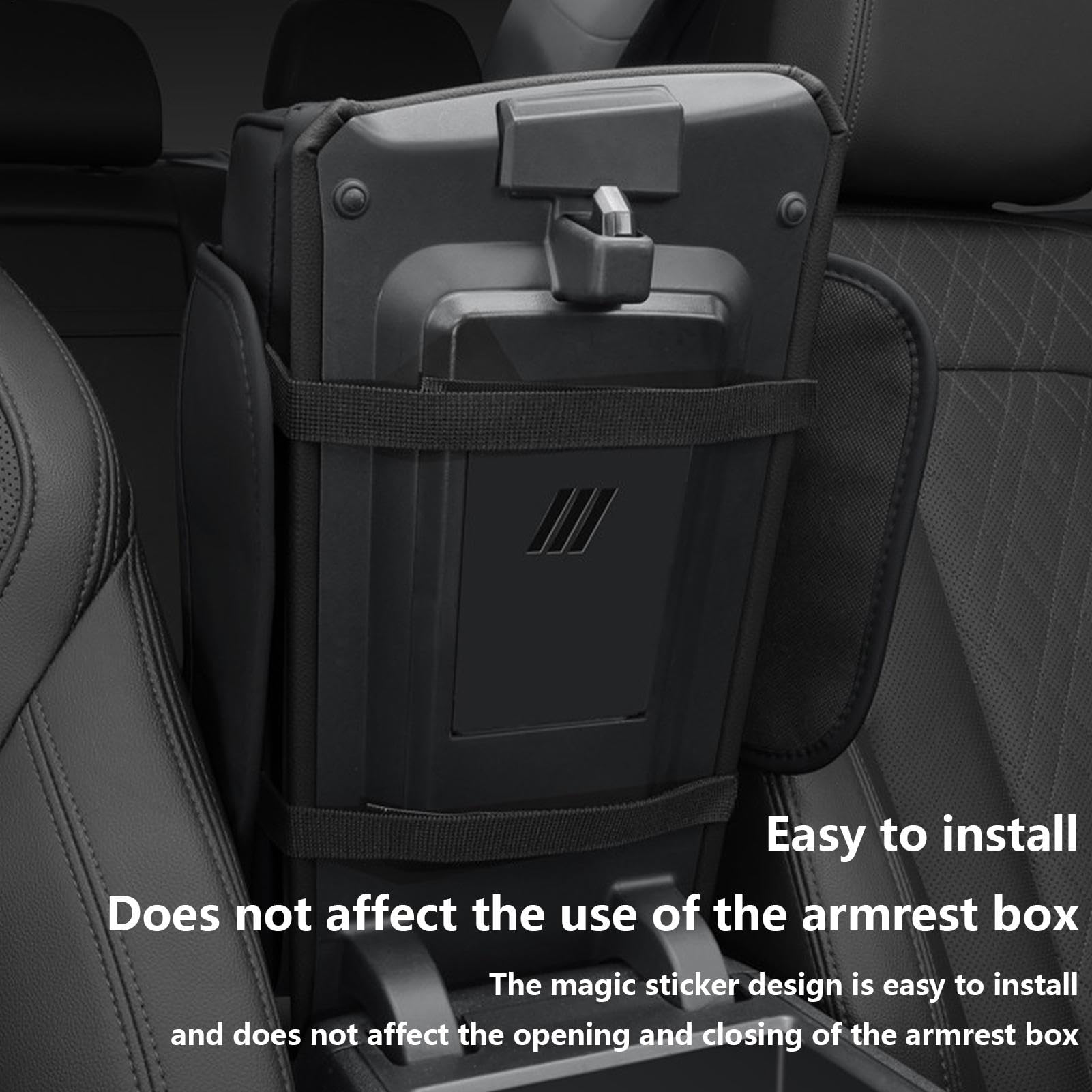 Podk?adka do samochodu Armrest Pad, ci??arówka Suv Rv Armrest Cushion, uchwyt kubek i uchwyt tkaniny, Center Console Cushion do SUV, ci??arówki, RV z kieszonkami do przechowywania, wygodna
