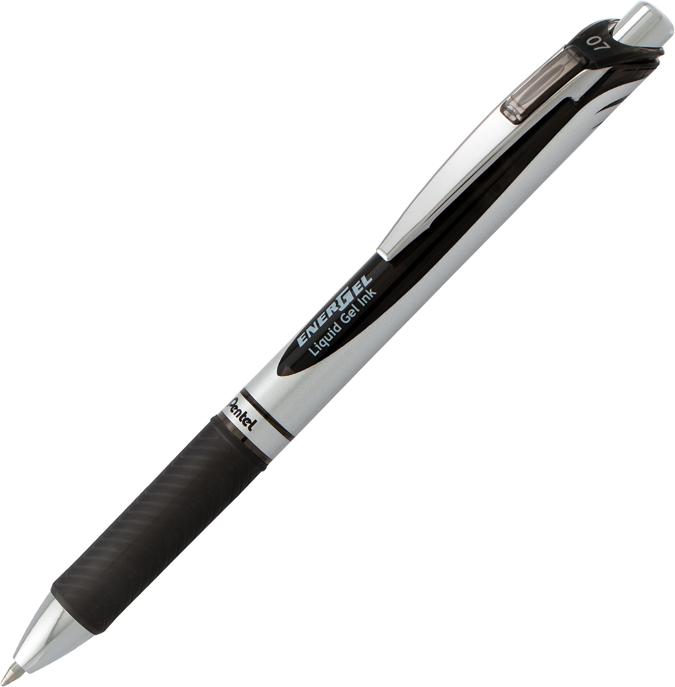 EnerGel RTX Retractable Liquid Gel Pen Medium Line 2/Pkg-Black