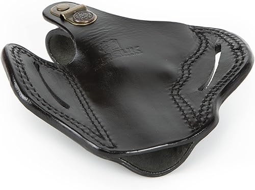 Miniatura 8 de DORUK Funda de cuero hecha a mano para pistola  Charter Arms Undercover & Bulldog Funda de cuero OWB de 3 pulgadas