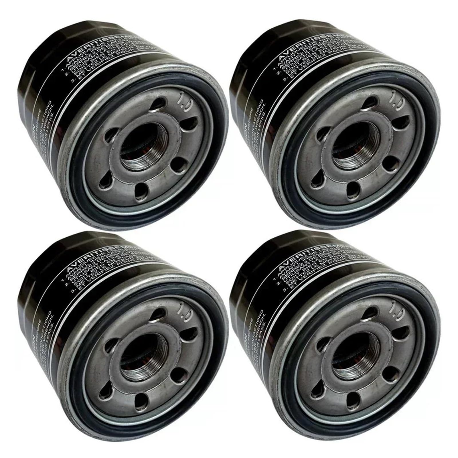 Per Triumph 800 865 America 900 Bonneville 955 1050 1200 Tiger Speed ​​Triple Filtro Olio(Black 4pcs)