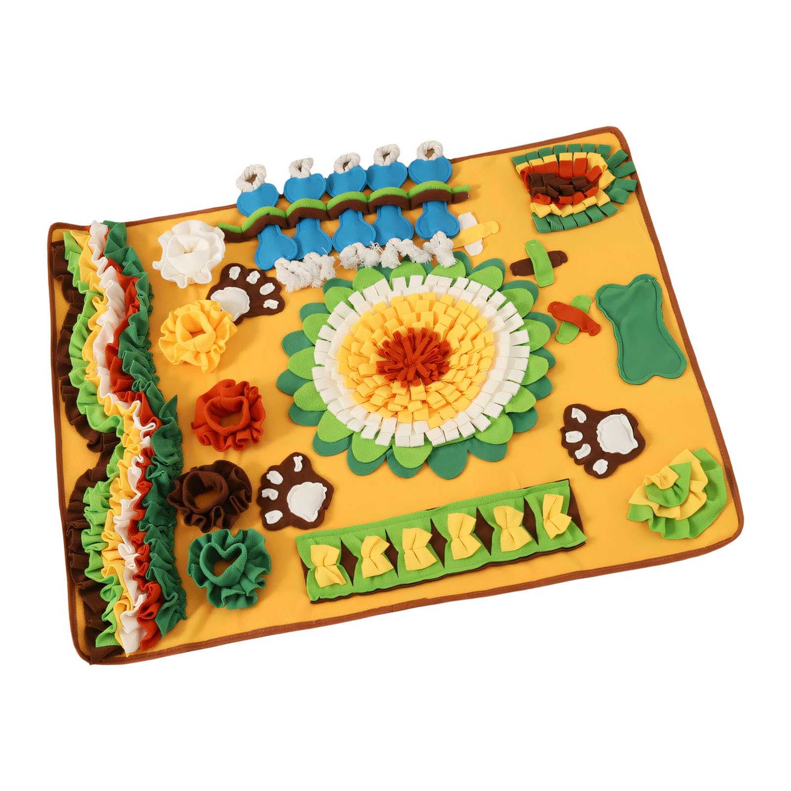 Tappetino multifunzionale per addestramento del cane Rilevamento del profumo portatile Indoor Outdoor Puzzle Game Interattivamente Dog Sniffing Mat