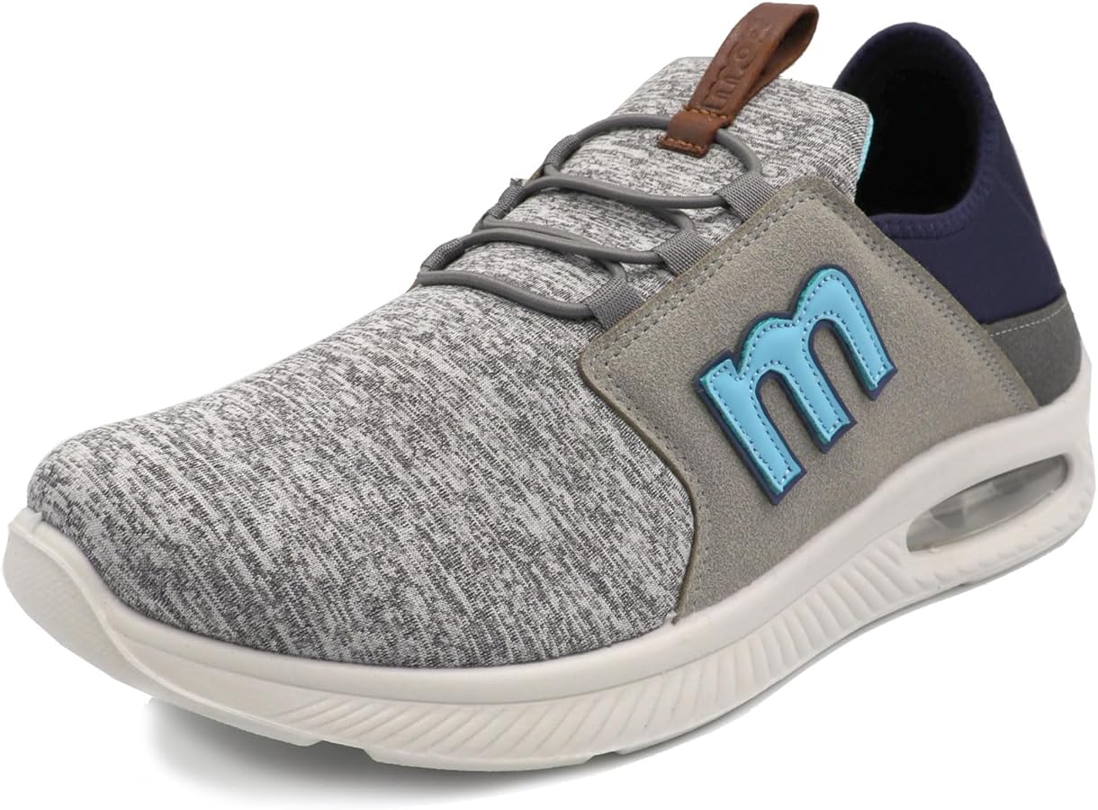 Amazon | [モズ] mロゴ カカトが踏めるスニーカー 4226 メンズ グレー