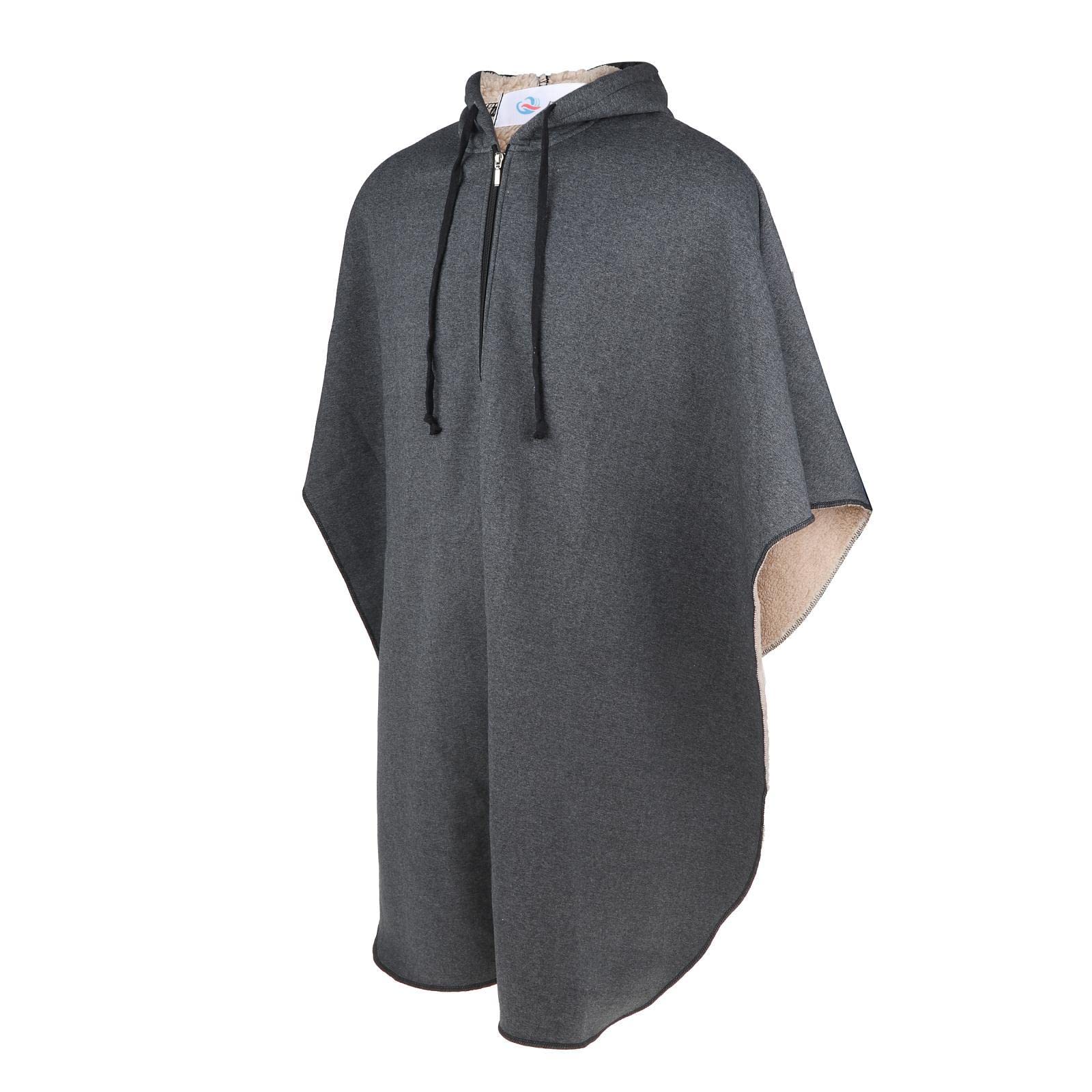 Perfeclan Hot Rollstuhl Ponchos mit Kapuze ärmellose Mäntel für Erwachsene