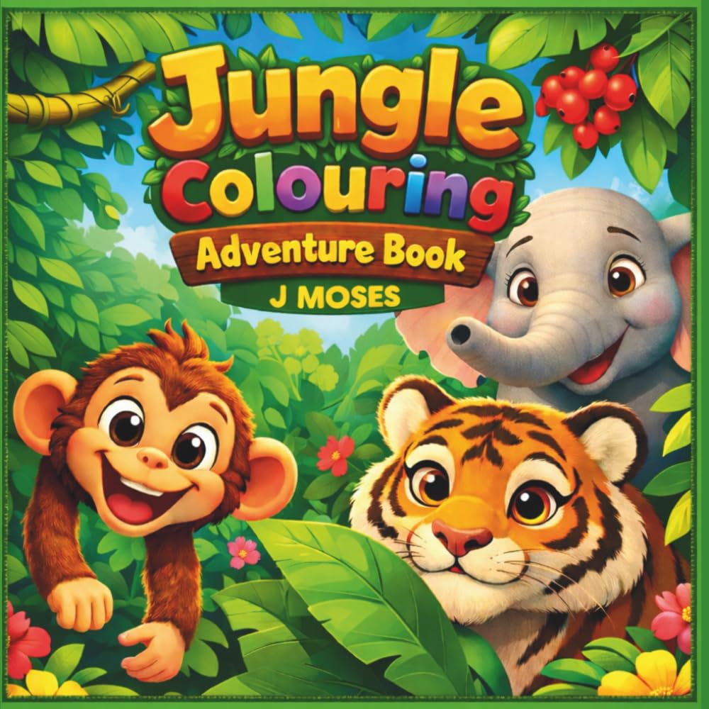 Jungle Colouring Adventure Book