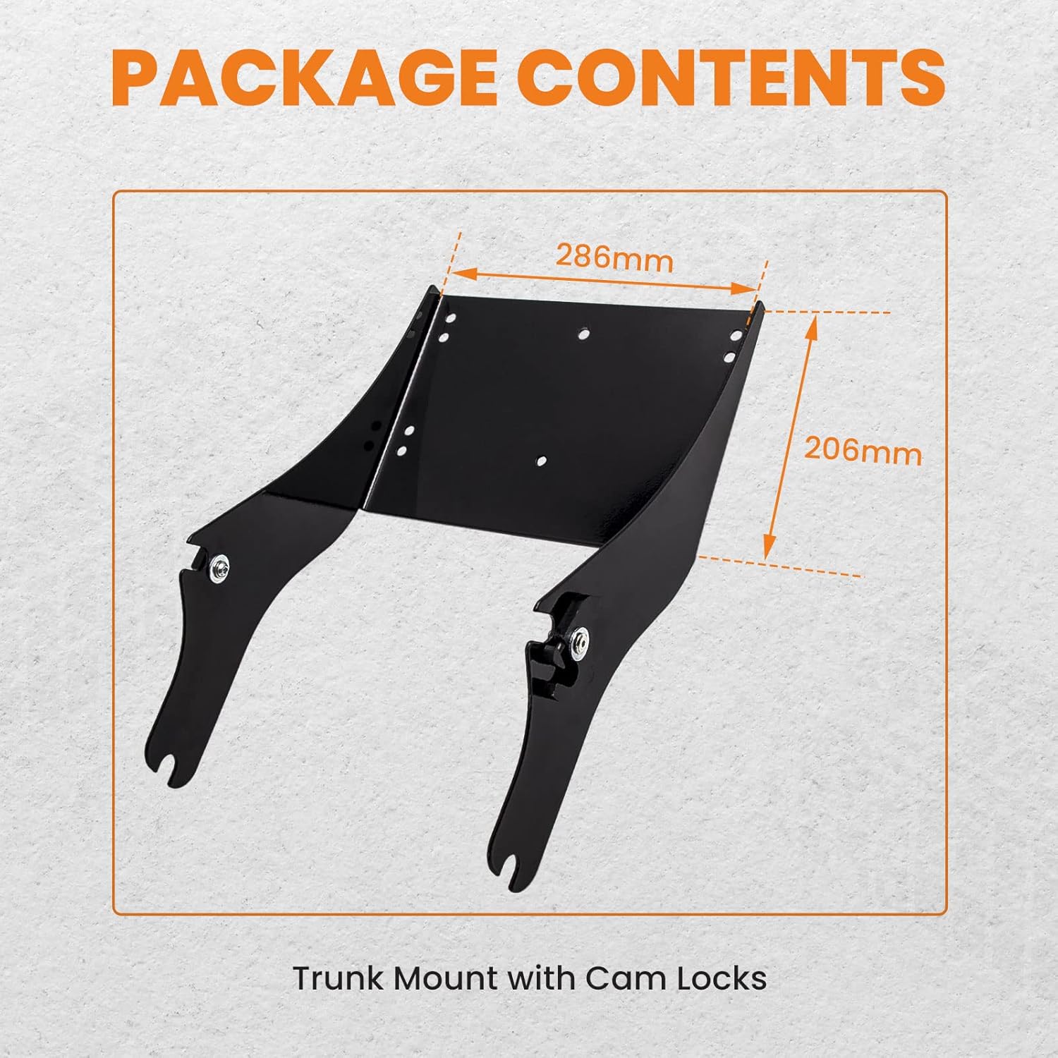 maXpeedingrods Tour Pack Trunk Mounting Bracket for Harley Touring 1996-2008 Luggage Rack for Chopped Tour-Pak for King Tour-Pak