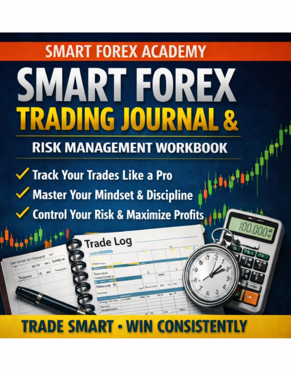 A Forex Trading Psychology + Risk Management Workbook: Build Discipline, Control Emotions, and Protect Your Capital