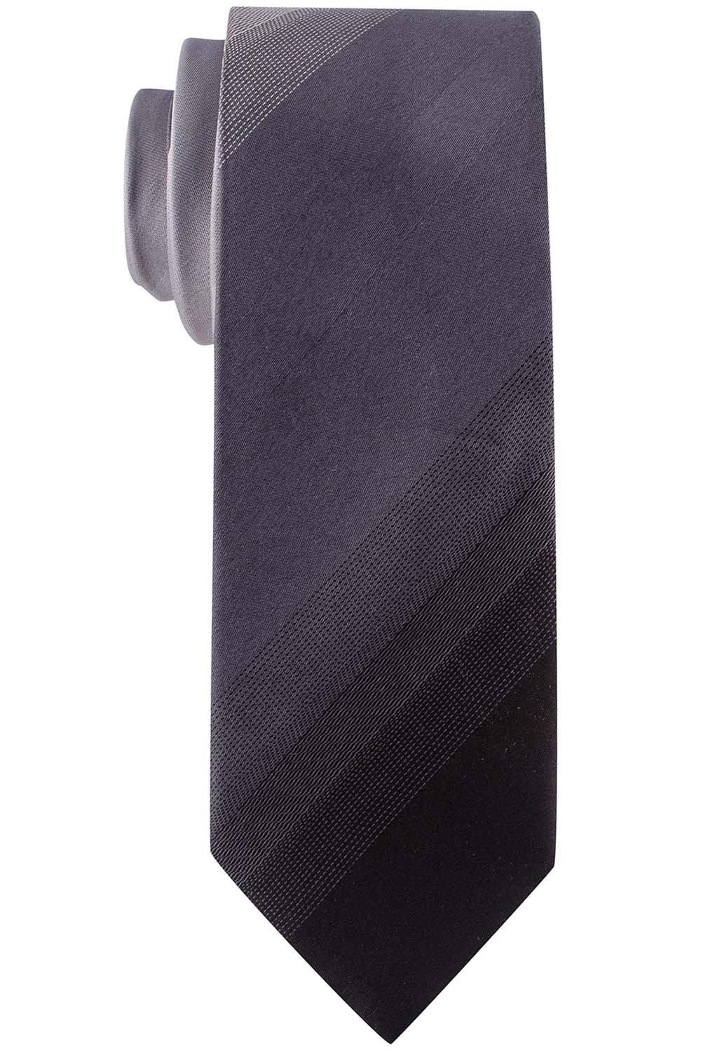 the tie hub Gradient hand stitched Microfiber Necktie For Men-picture-53