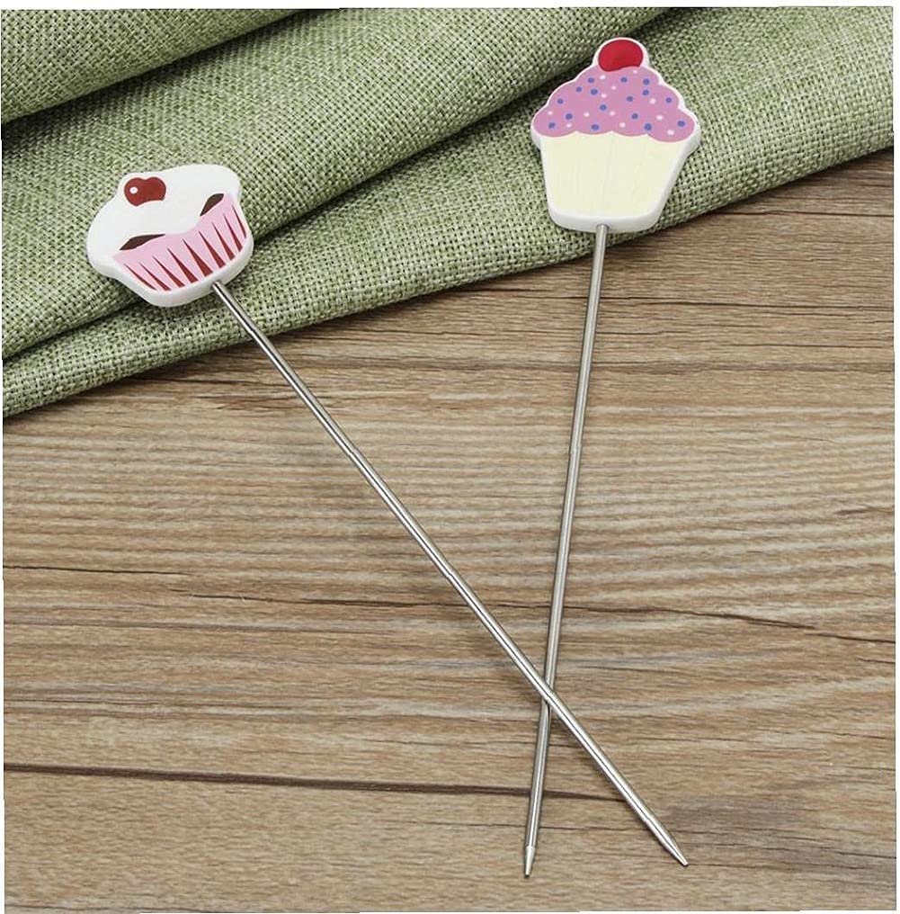 Testeur De Cuisson 2 Pièces En Acier Inoxydable - Pour Gâteaux, Muffins Et Crêpes