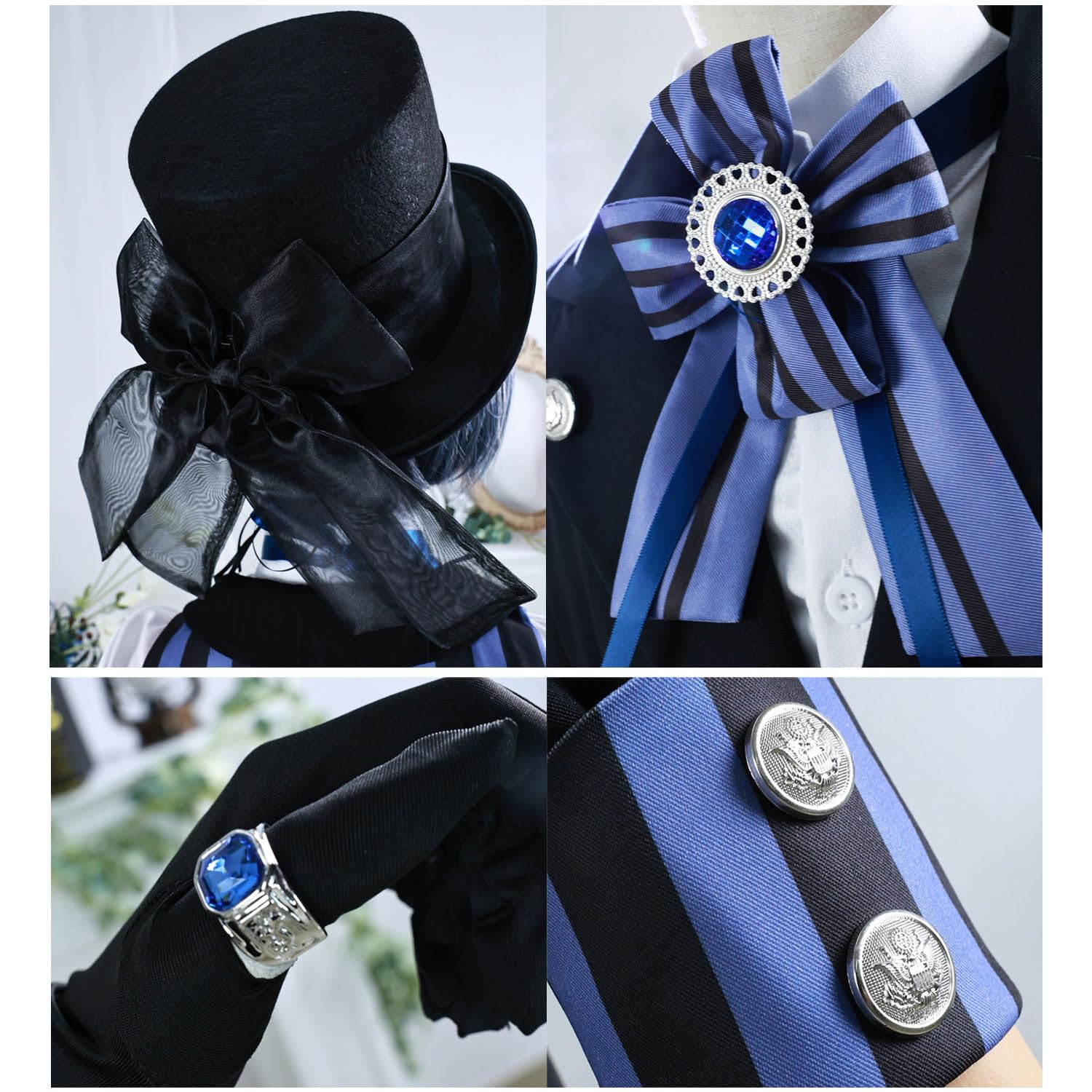 Amazon.co.jp: 黒執事 豪華客船編 シエル コスプレ衣装 フルセット