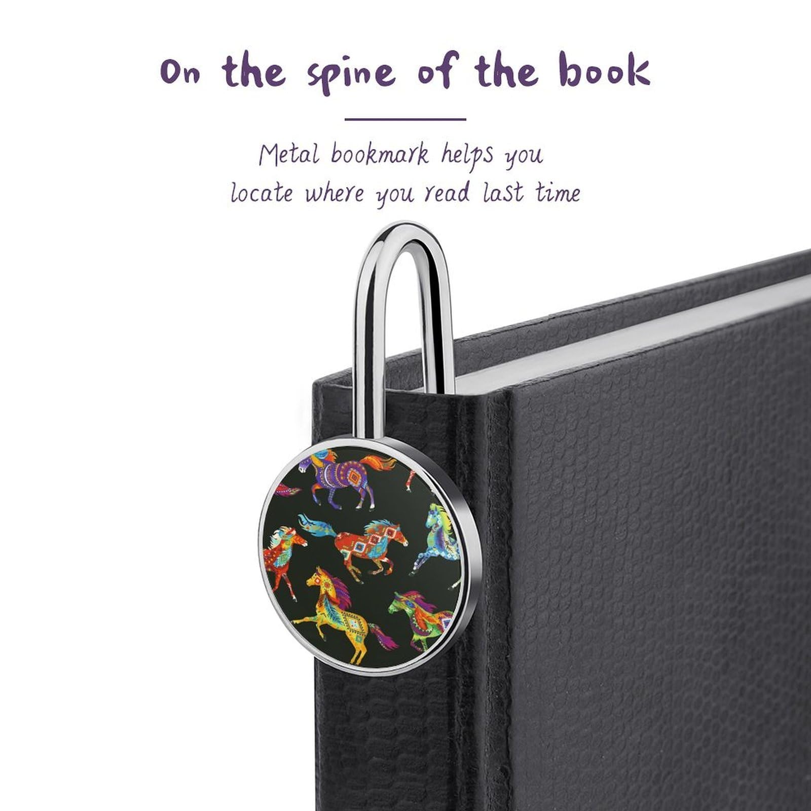 Amazon | 栞 馬柄 しおり ブックマーカー ブックマーク Book Mark