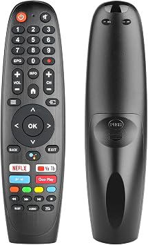 EC32V2HA EC40V2FA Remote Control Compatible with SANSUI/BLAUPUNKT/Caixun/ARRQW TV Replacement Controller NO Voice Function