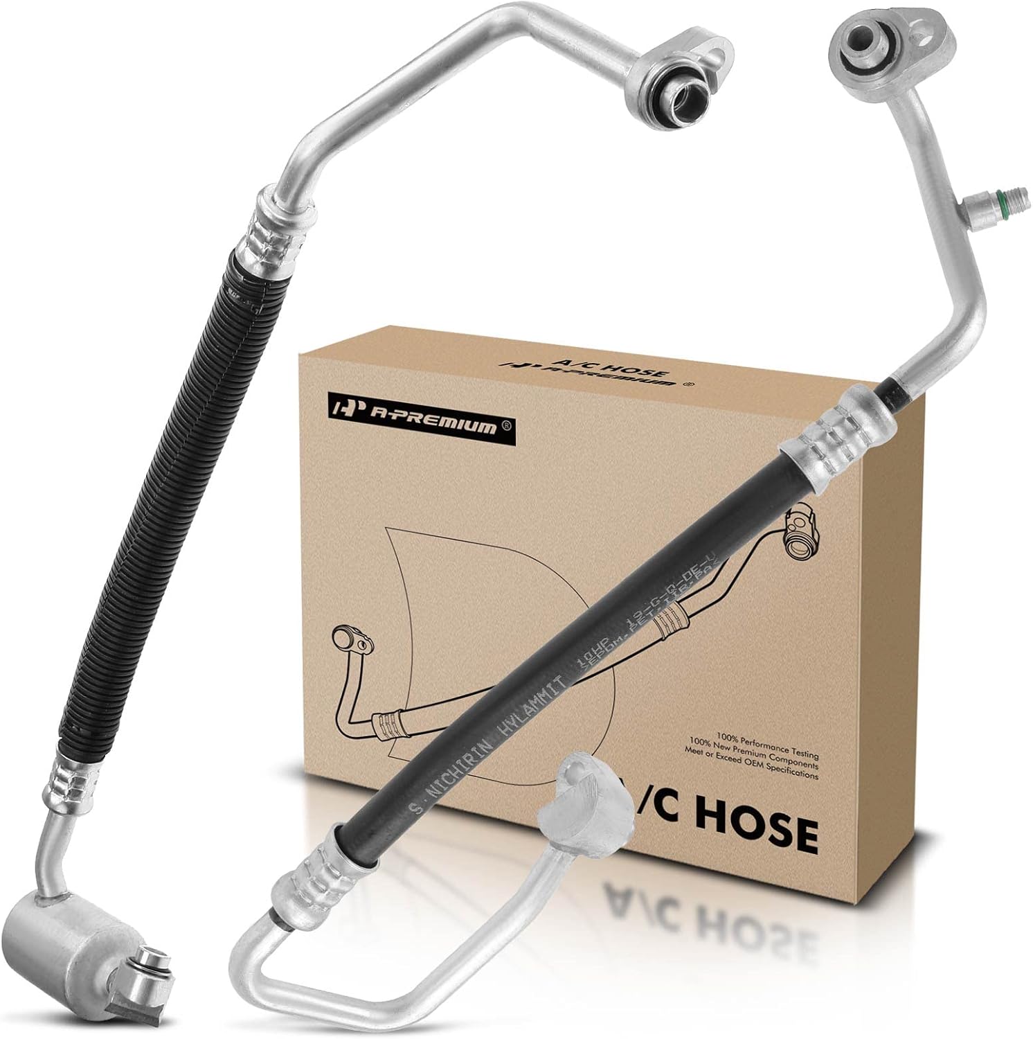 A-Premium A/C Suction and Discharge Line Hose Assembly Compatible with Jeep Compass Patriot 2010-2017 Dodge Caliber 2010-2012 2.0L 2.4L