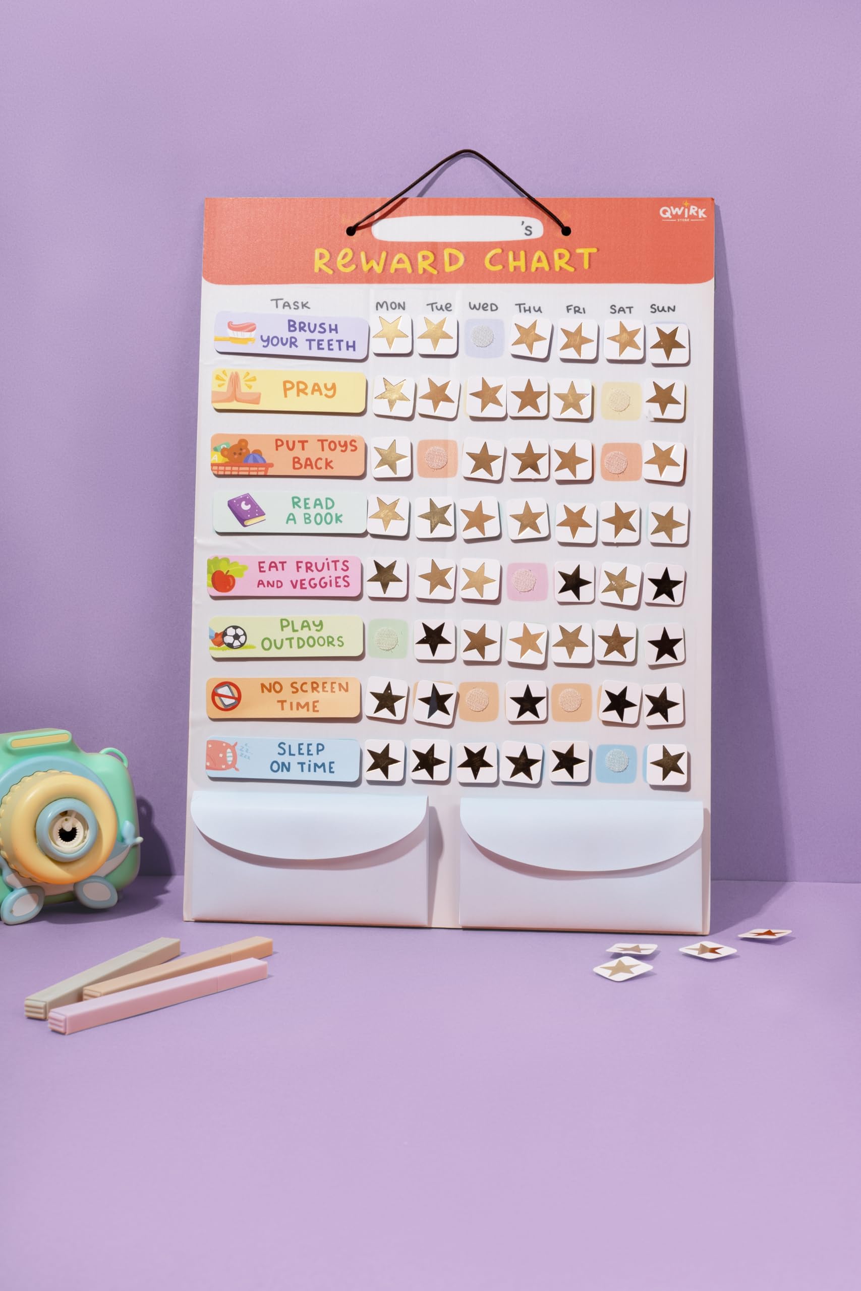 Reward Chart - Customizable, Detachable & Motivational System for Kids - Image 4 thumbnail