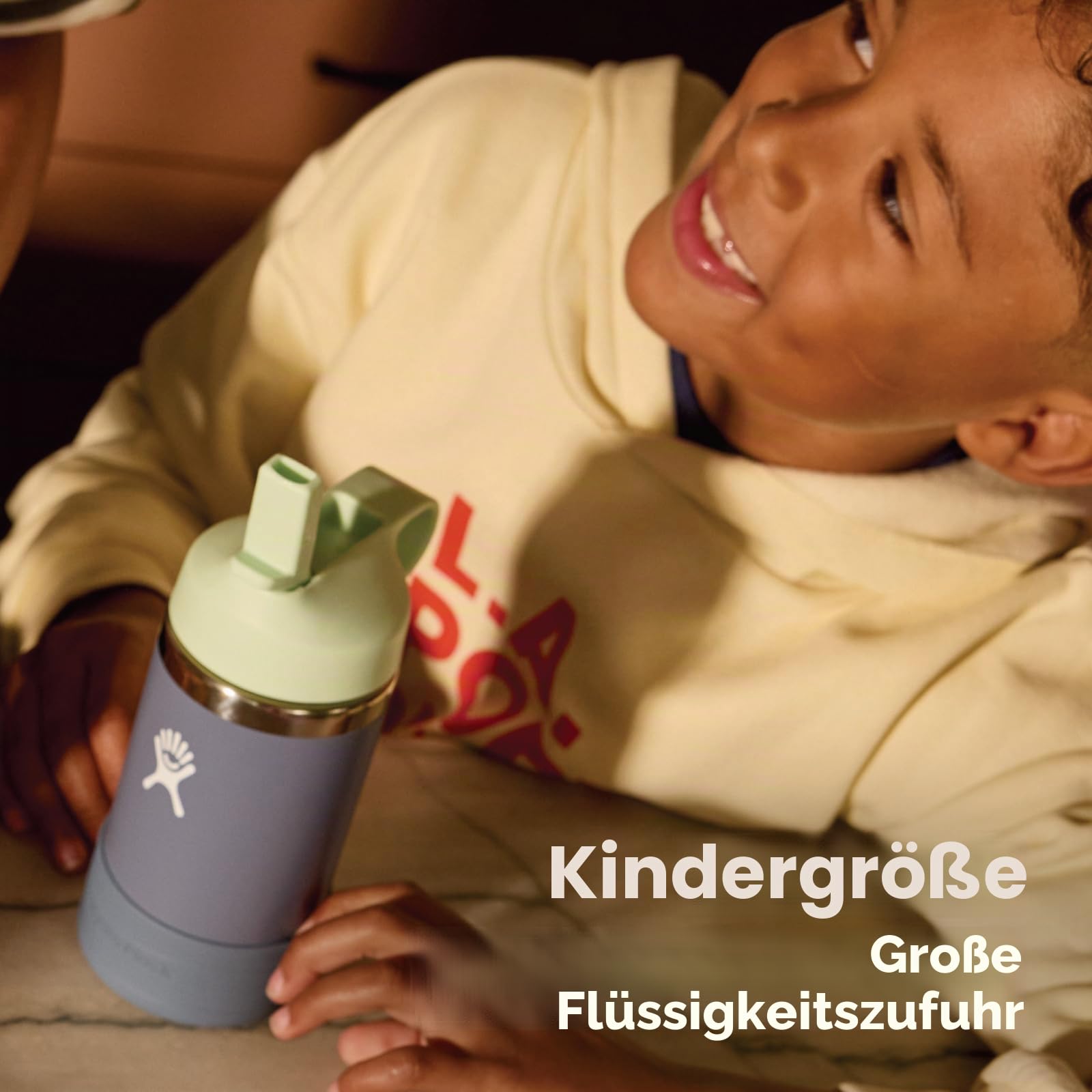 Hydro Flask - Strohmütze und Stiefel mit breiter Öffnung für Kinder, 340 ml