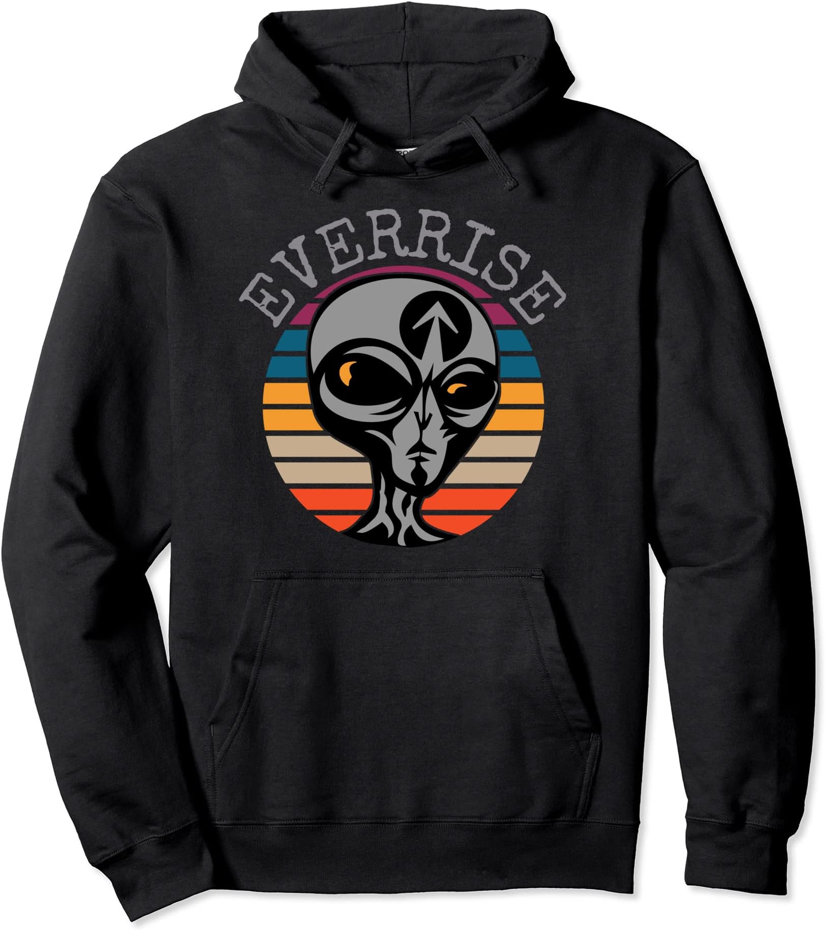 EverRise RISE Crypto Alien UFO Cryptocurrency Pullover Hoodie