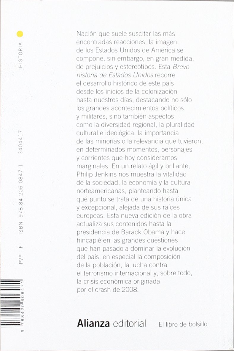 Breve historia de Estados Unidos: Cuarta edición (El Libro De Bolsillo - Historia)