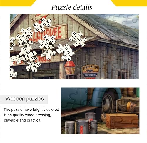 Miniatura 2 de Rompecabezas de camión de granja de 500 piezas para adultos, rompecabezas educativos de aprendizaje, juguetes familiares difíciles y desafiantes con