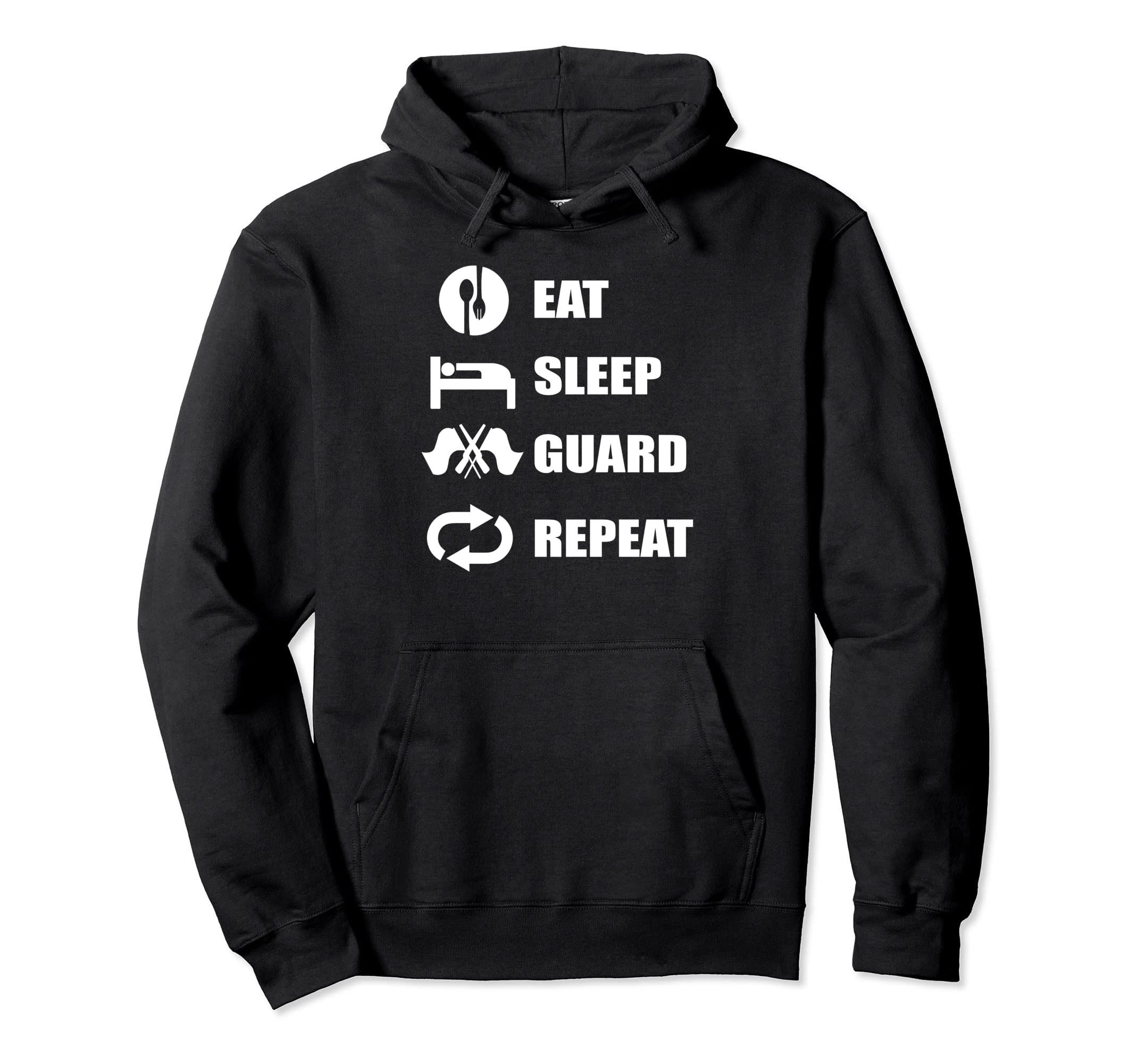 Band Color Guard Tshirt, Eat Sleep Guard Repeat Shirt Pullover Hoodie