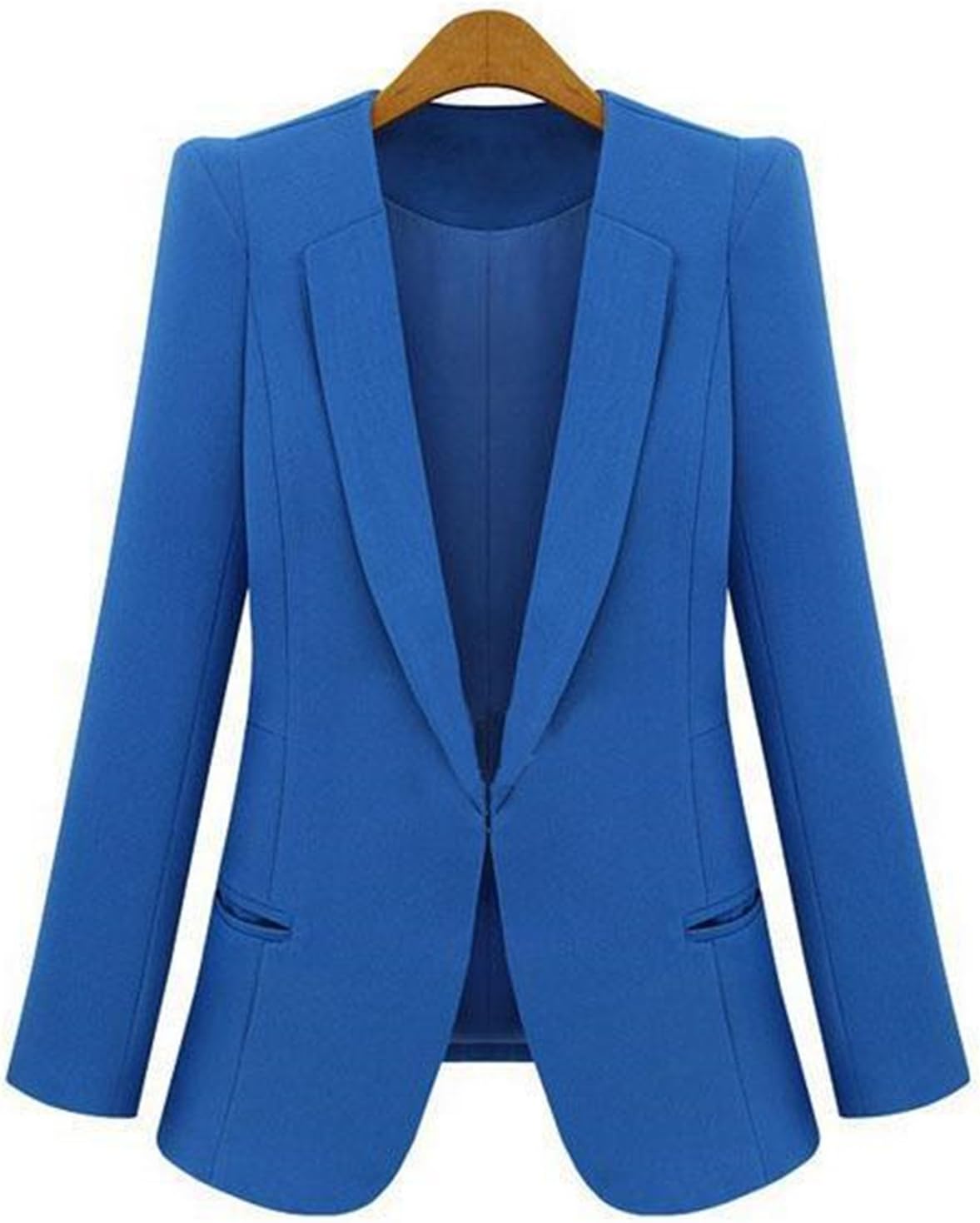 Michael Palmer Yellow Blazer Plus Size 4XL Formal Jacket Women's White Blazer Rose Blue Suit Office