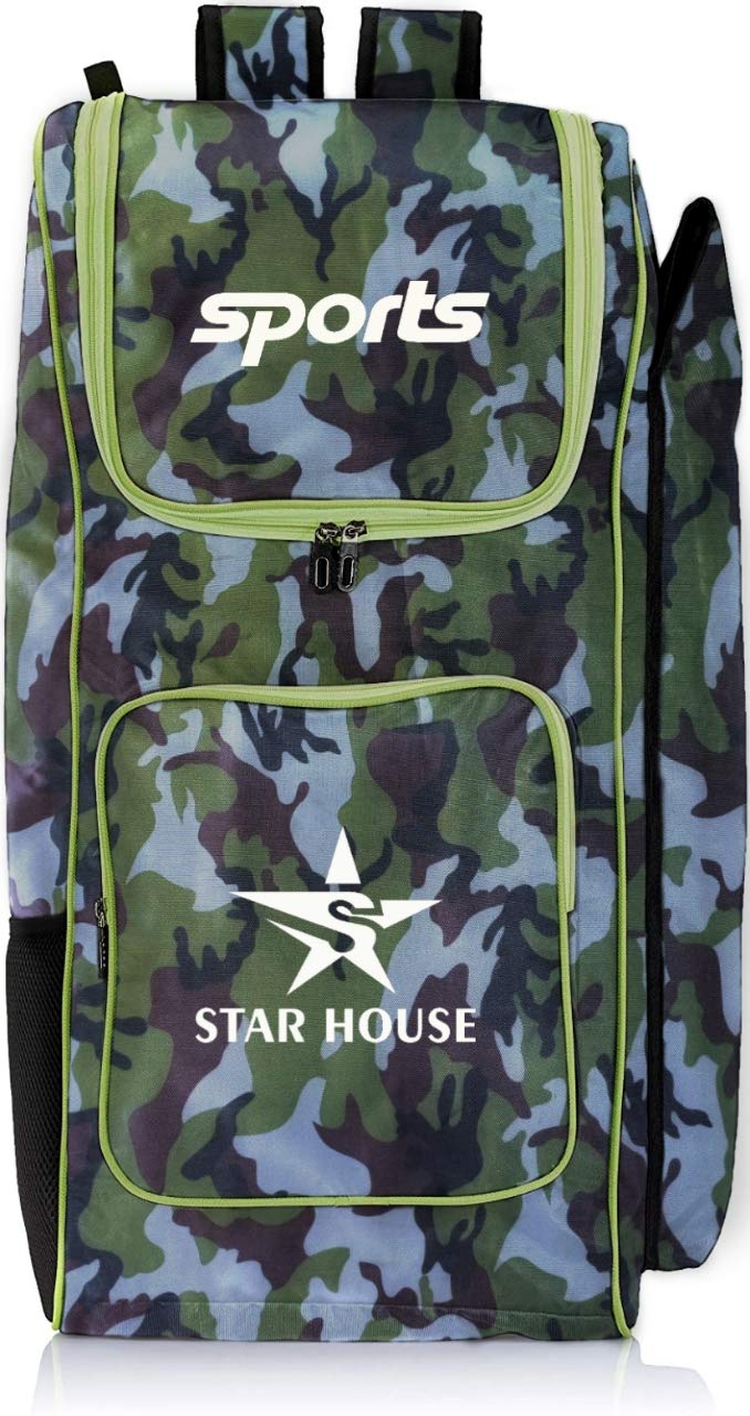 STAR HOUSE-Cricket Kit Bag with Heavy Padded One Side Bat (ROYAL ARMY)-image-31