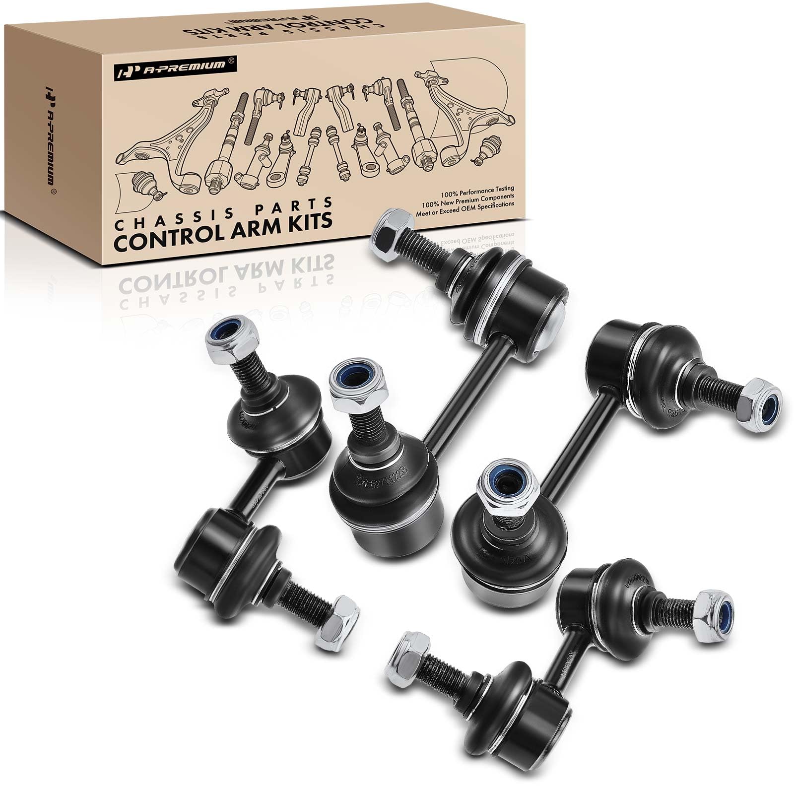 perfectwave2005　ホンダ　エレメントブルバー Amazon.com: A-Premium Set of 4, Front & Rear Sway Bar Links