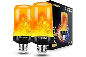 Flicker Flame Light Bulbs, Transform Your Atmosphere with Realistic Fireplace Effect